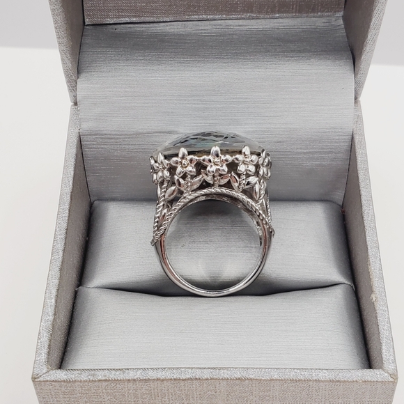 Silver Abalone Shell Ring - Picture 4 of 11